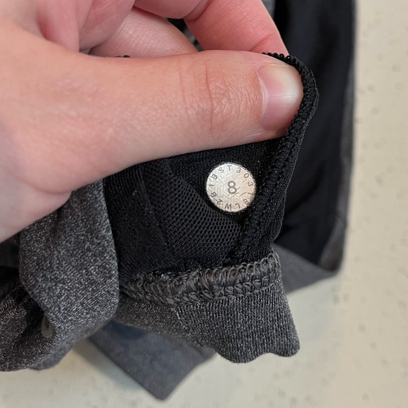 SOLD Lululemon Free To Be Serene Bra *High Neck in Heathered Black Size 8 - Picture 8 of 8